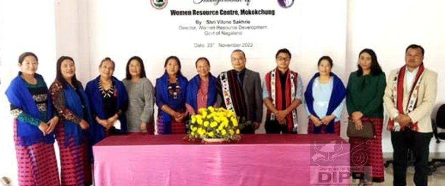 The Women Resource Centre in Mokokchung was inaugurated by WRD Director Vilone Sakhrie on November 23. (DIPR Photo)
